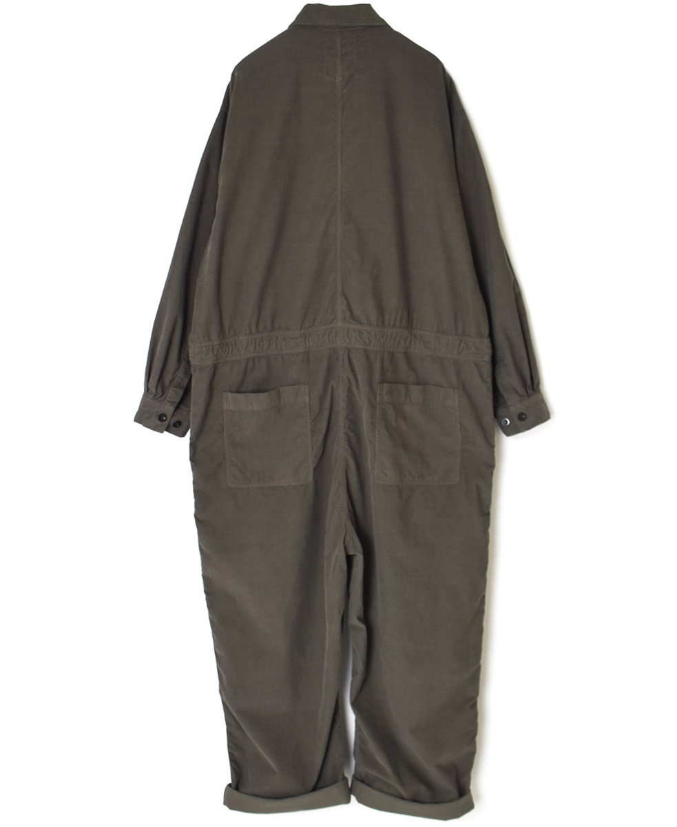 INHT2553CD(サロペット) 26 WALES CORDUROY OVERDYE ONE-UP COLLAR OVERALLS