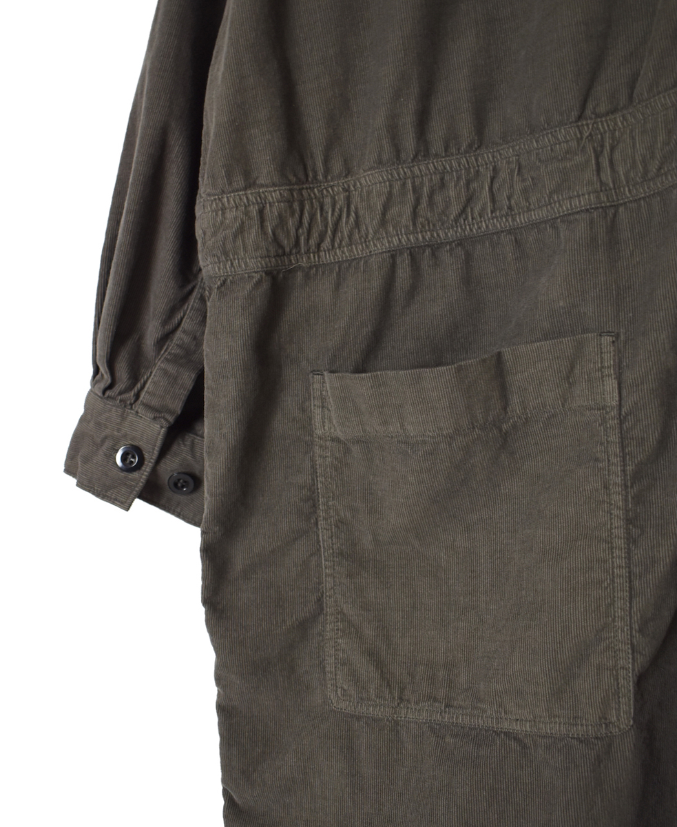 INHT2553CD(サロペット) 26 WALES CORDUROY OVERDYE ONE-UP COLLAR OVERALLS