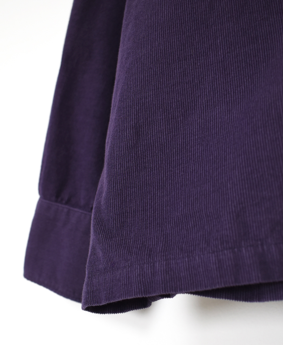 INHT2551CD(シャツ) 26 WALES CORDUROY OVERDYE ONE-UP COLLAR SHIRT
