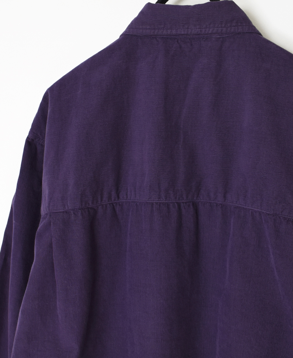 INHT2551CD(シャツ) 26 WALES CORDUROY OVERDYE ONE-UP COLLAR SHIRT