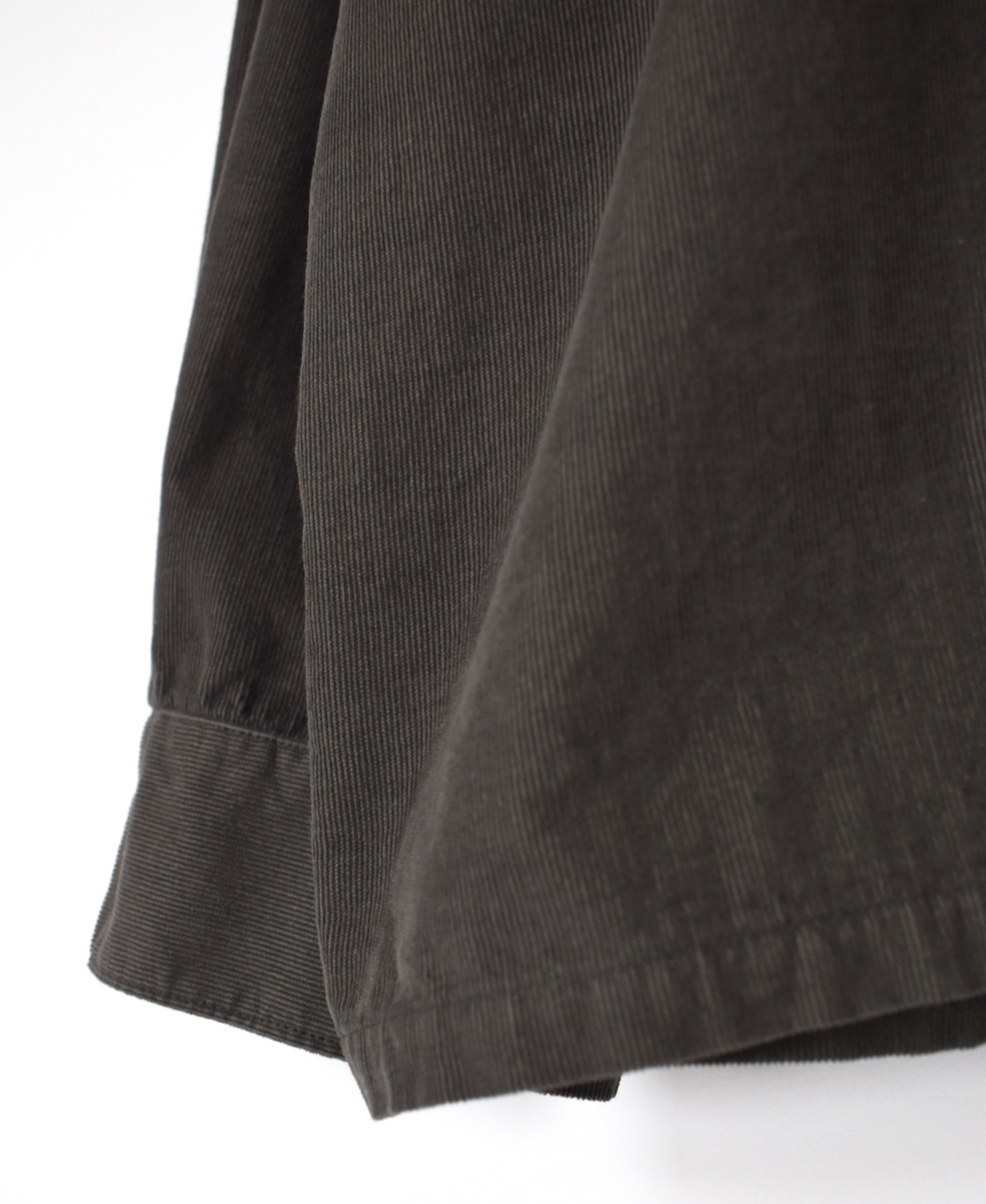 INHT2551CD(シャツ) 26 WALES CORDUROY OVERDYE ONE-UP COLLAR SHIRT