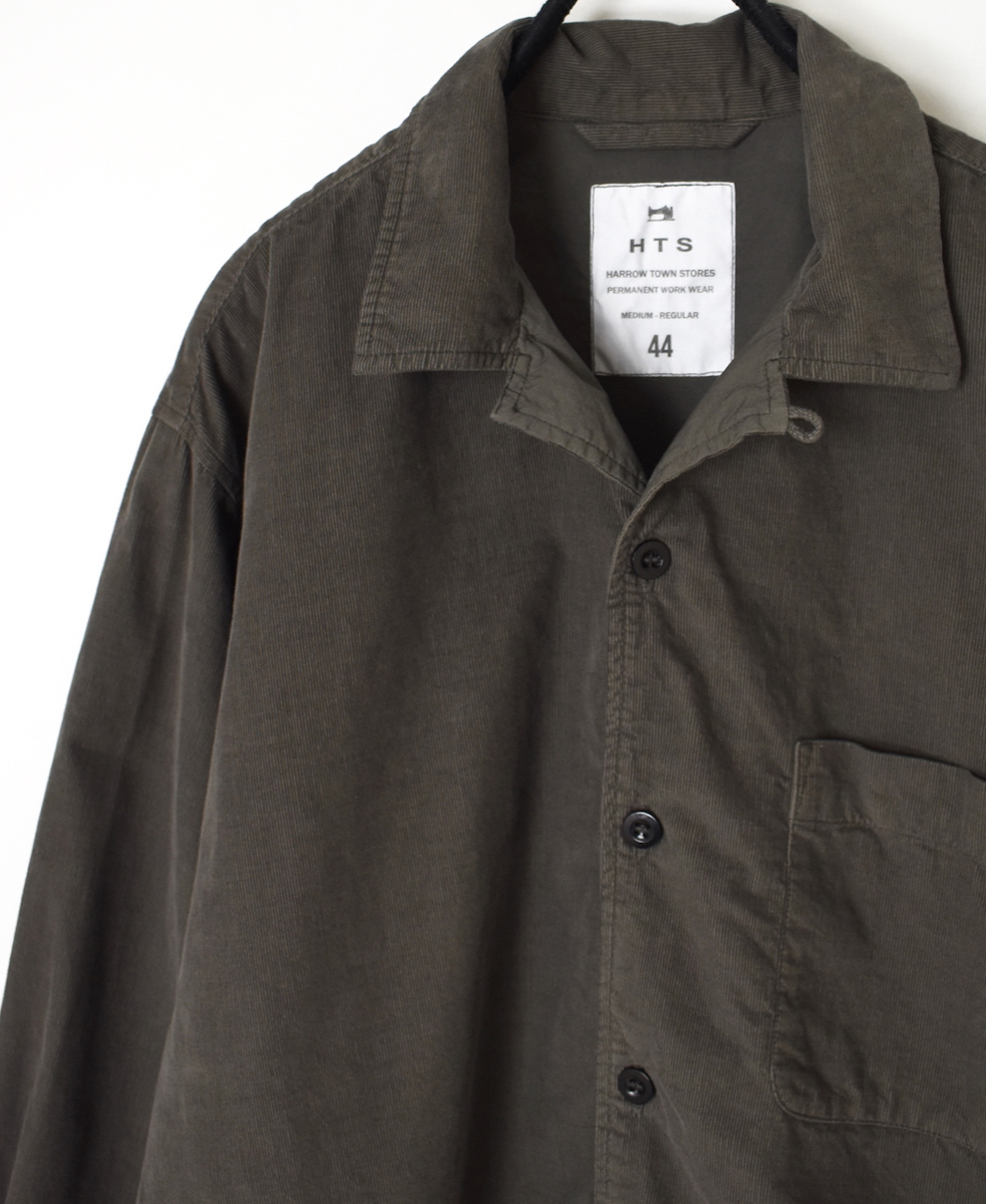 INHT2551CD(シャツ) 26 WALES CORDUROY OVERDYE ONE-UP COLLAR SHIRT