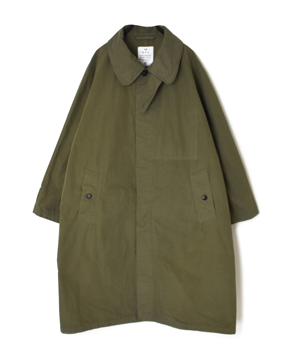 NHT2401HB(コート) MEDIUM WEIGHT PEACH SKIN COTTON BALMACAAN COAT