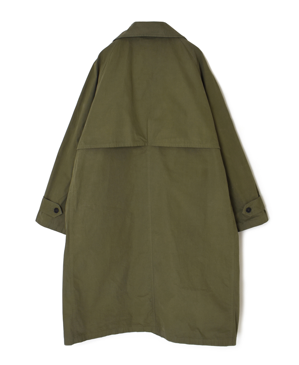 NHT2401HB(コート) MEDIUM WEIGHT PEACH SKIN COTTON BALMACAAN COAT