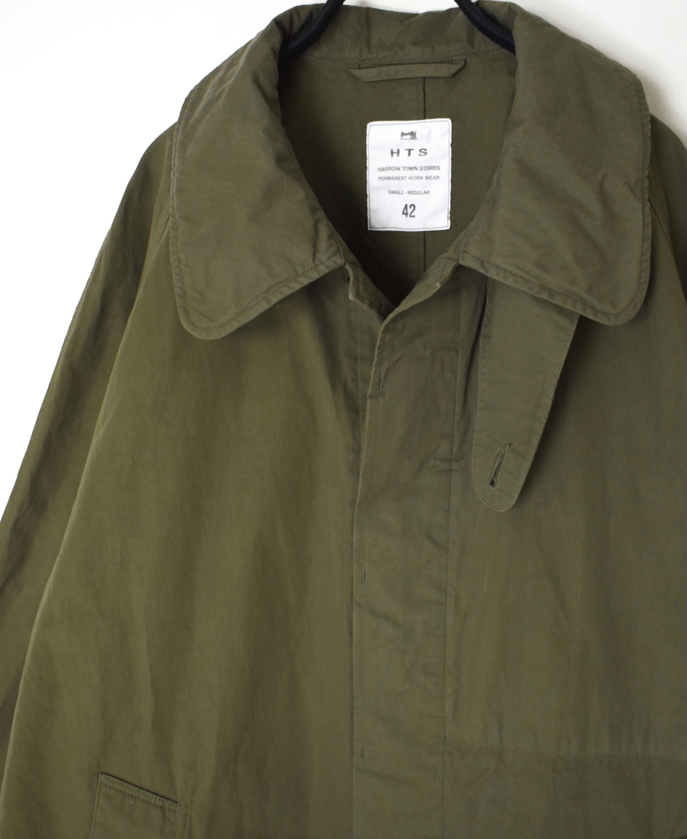 NHT2401HB(コート) MEDIUM WEIGHT PEACH SKIN COTTON BALMACAAN COAT