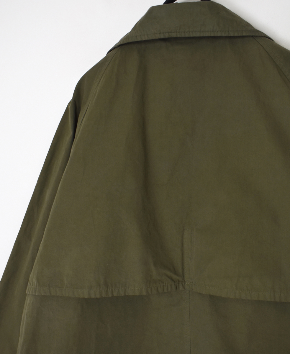 NHT2401HB(コート) MEDIUM WEIGHT PEACH SKIN COTTON BALMACAAN COAT