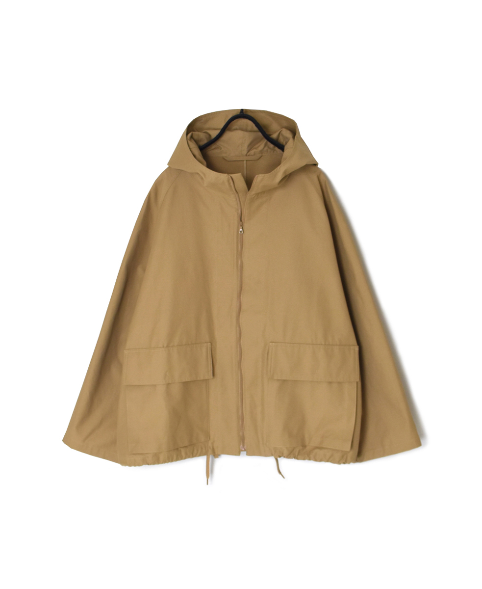 NHT2511KT(コート) COTTON / NYLON HOODED PARKA WITH GUSSEED POCKET