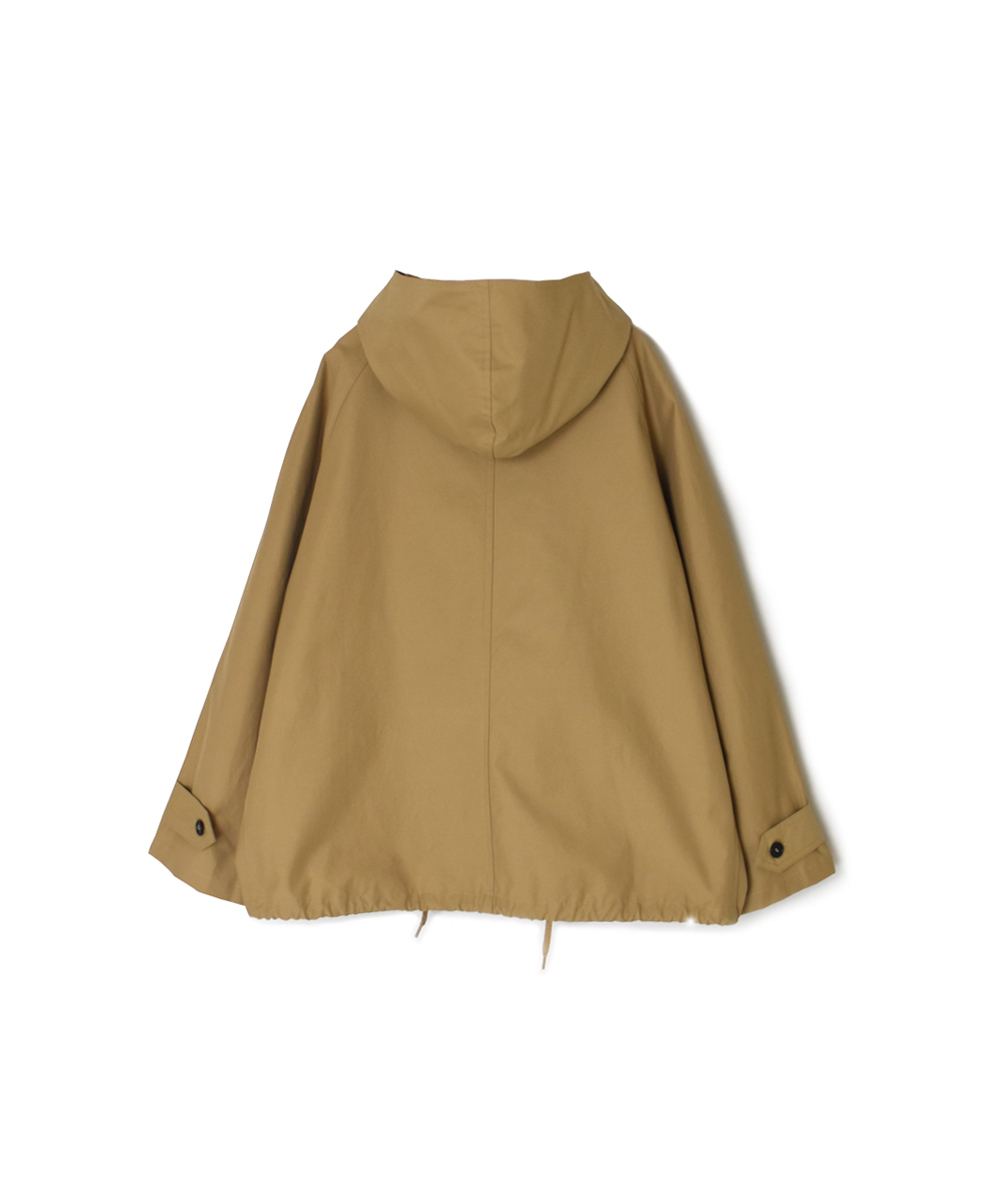 NHT2511KT(コート) COTTON / NYLON HOODED PARKA WITH GUSSEED POCKET