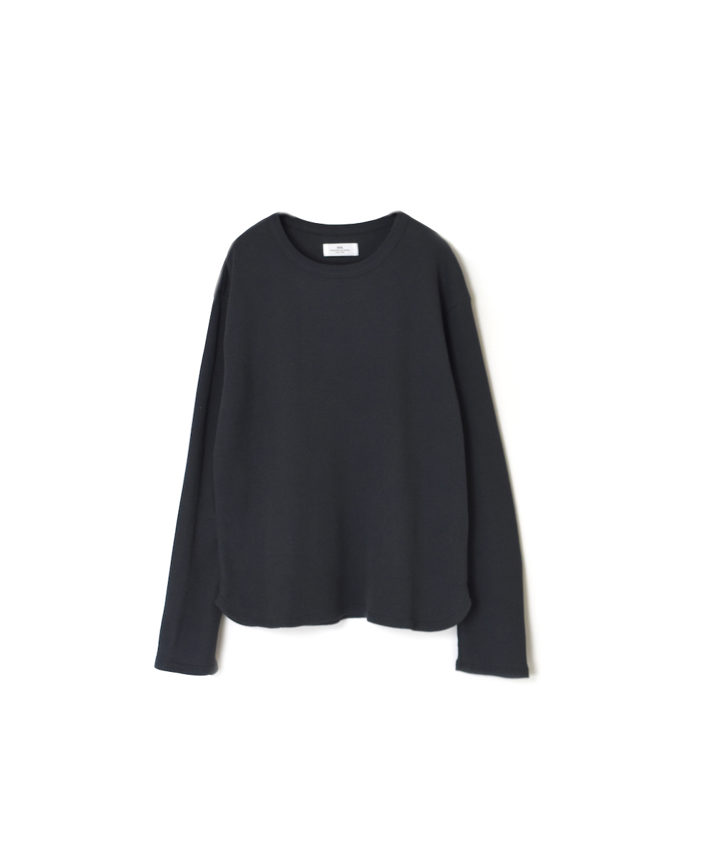 GNSL25551 (Tシャツ) HIGH DENSITY WAFFLE CREW-NECK L/SL TEE