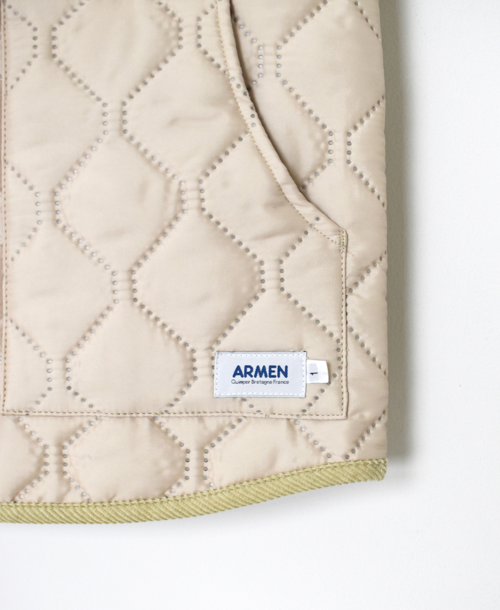 NAM9984PP (ベスト) POLY×POLY HEAT QUILT STAND COLLAR VEST