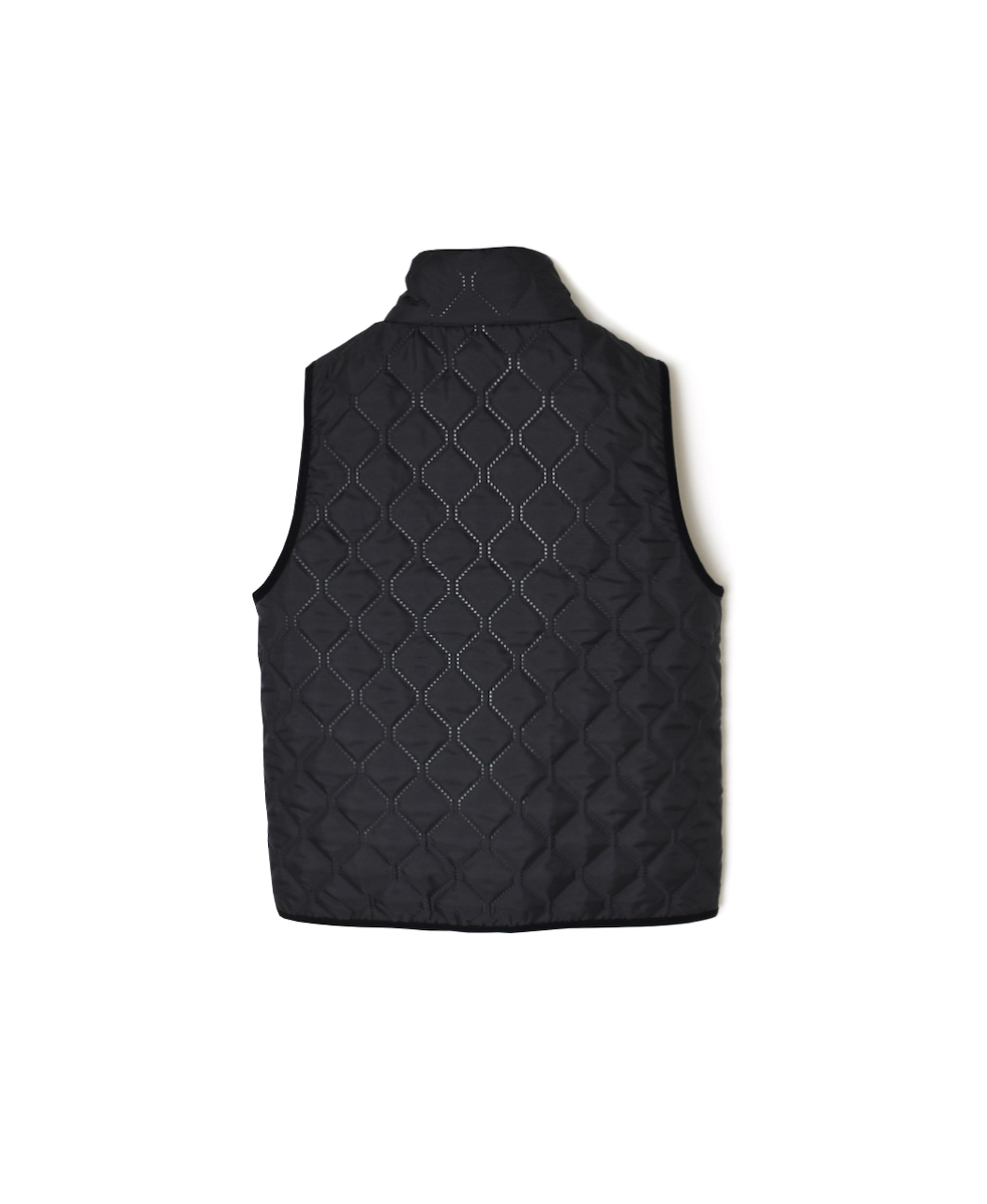 NAM2253 (ベスト) POLYxFLEECE HEAT QUILT HIGH-NECK FULL DOUBLE ZIP-UP REVERSIBLE VEST