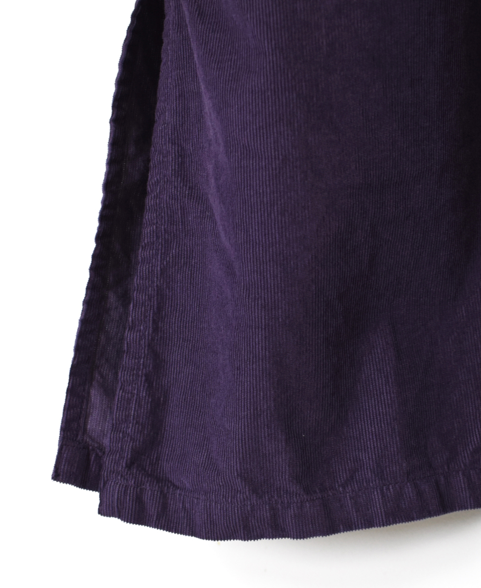 INHT2552CD(ロングシャツ) 26 WALES CORDUROY OVERDYE ONE-UP COLLAR LONG SHIRT