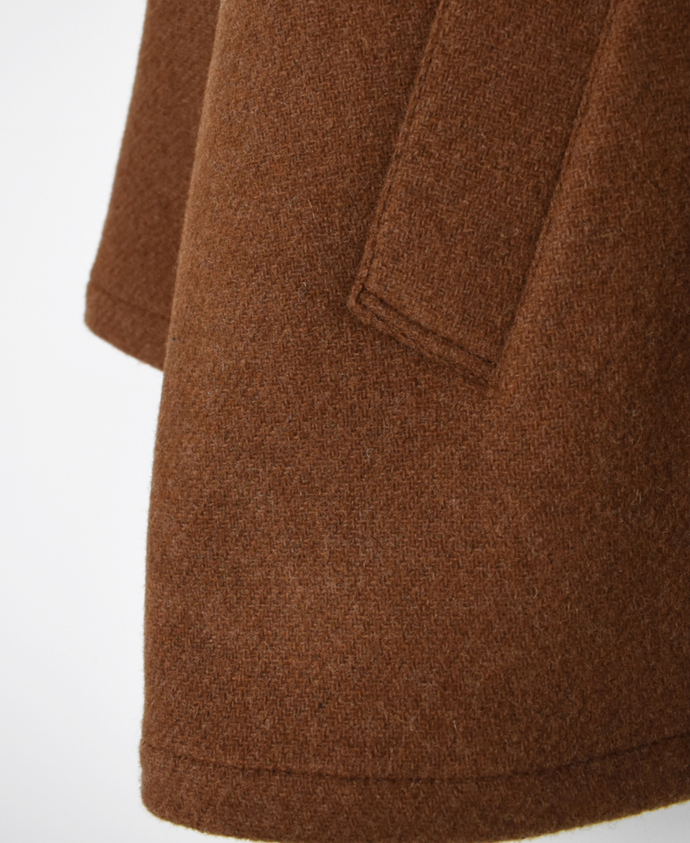 NHT2361WPL(コート) HEAVY WEIGHT WOOL TWILL HOODED SHORT COAT