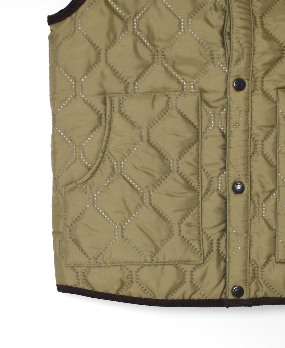 NAM9984PP (ベスト) POLY×POLY HEAT QUILT STAND COLLAR VEST