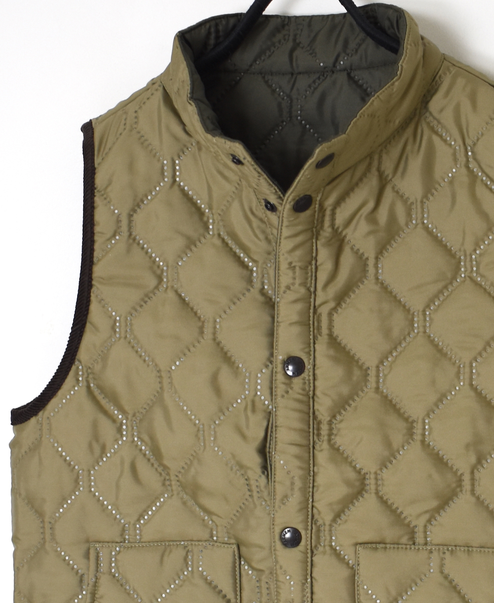 NAM9984PP (ベスト) POLY×POLY HEAT QUILT STAND COLLAR VEST