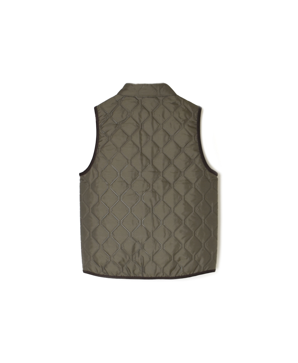 NAM9984PP (ベスト) POLY×POLY HEAT QUILT STAND COLLAR VEST