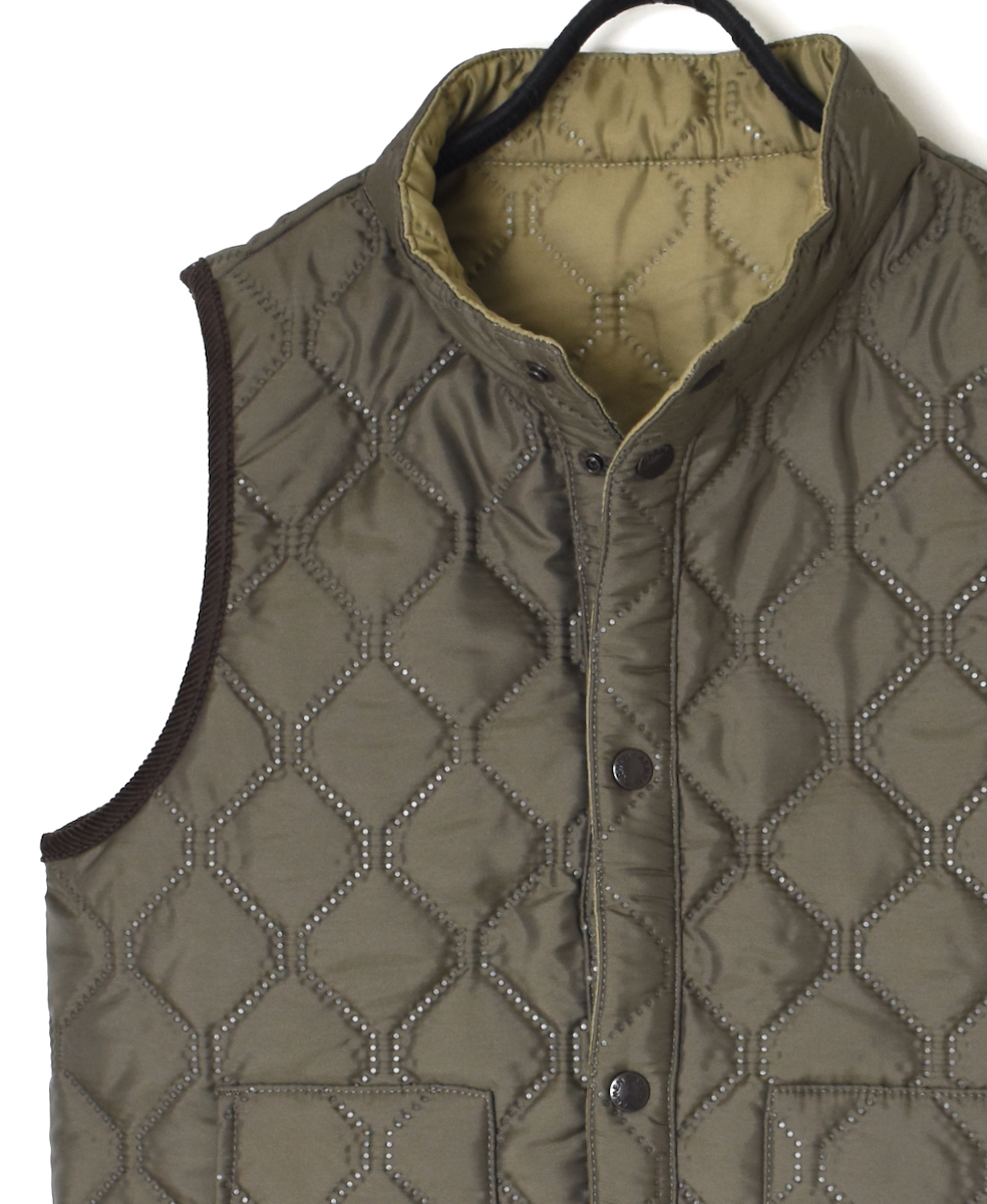 NAM9984PP (ベスト) POLY×POLY HEAT QUILT STAND COLLAR VEST