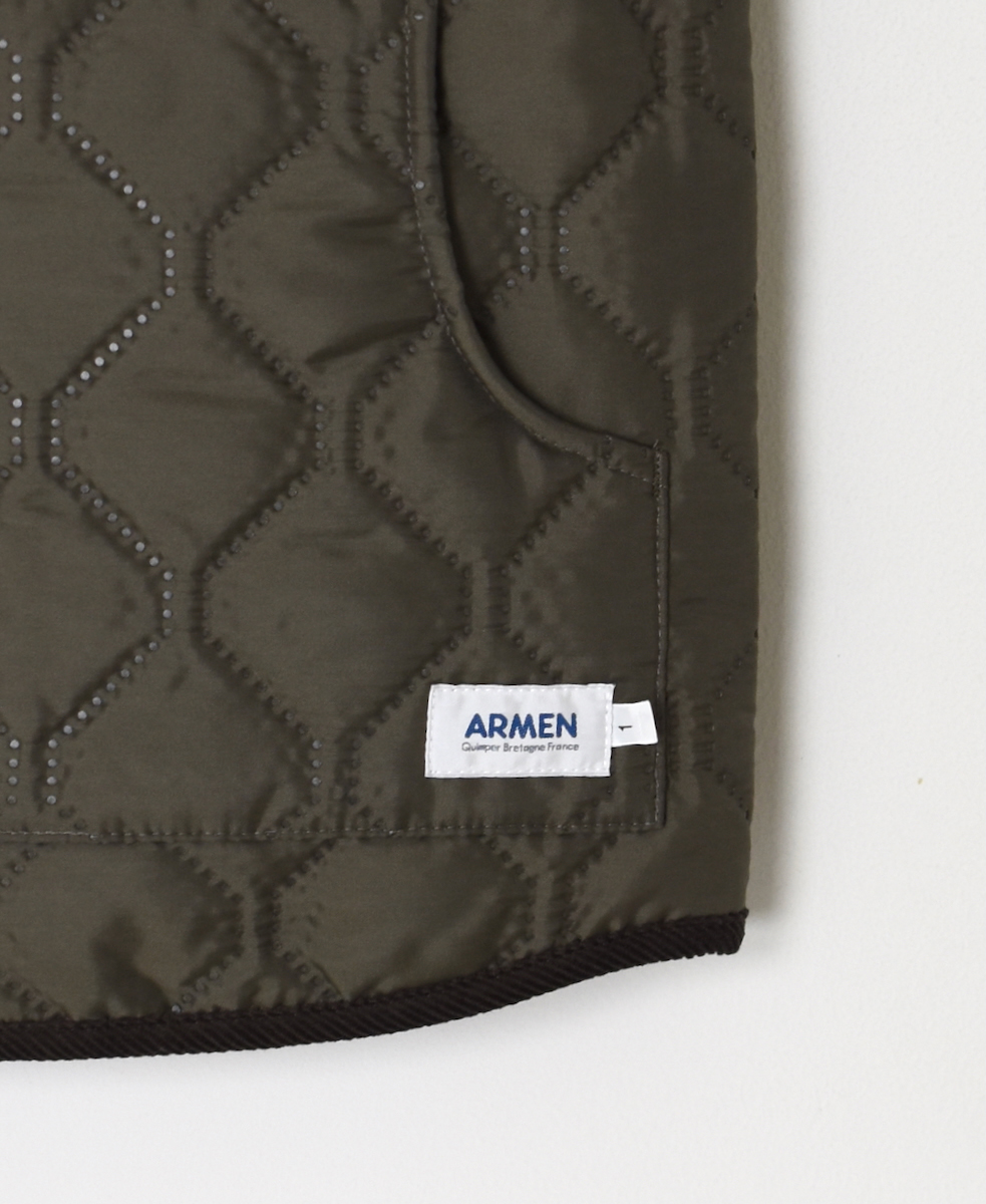 NAM9984PP (ベスト) POLY×POLY HEAT QUILT STAND COLLAR VEST