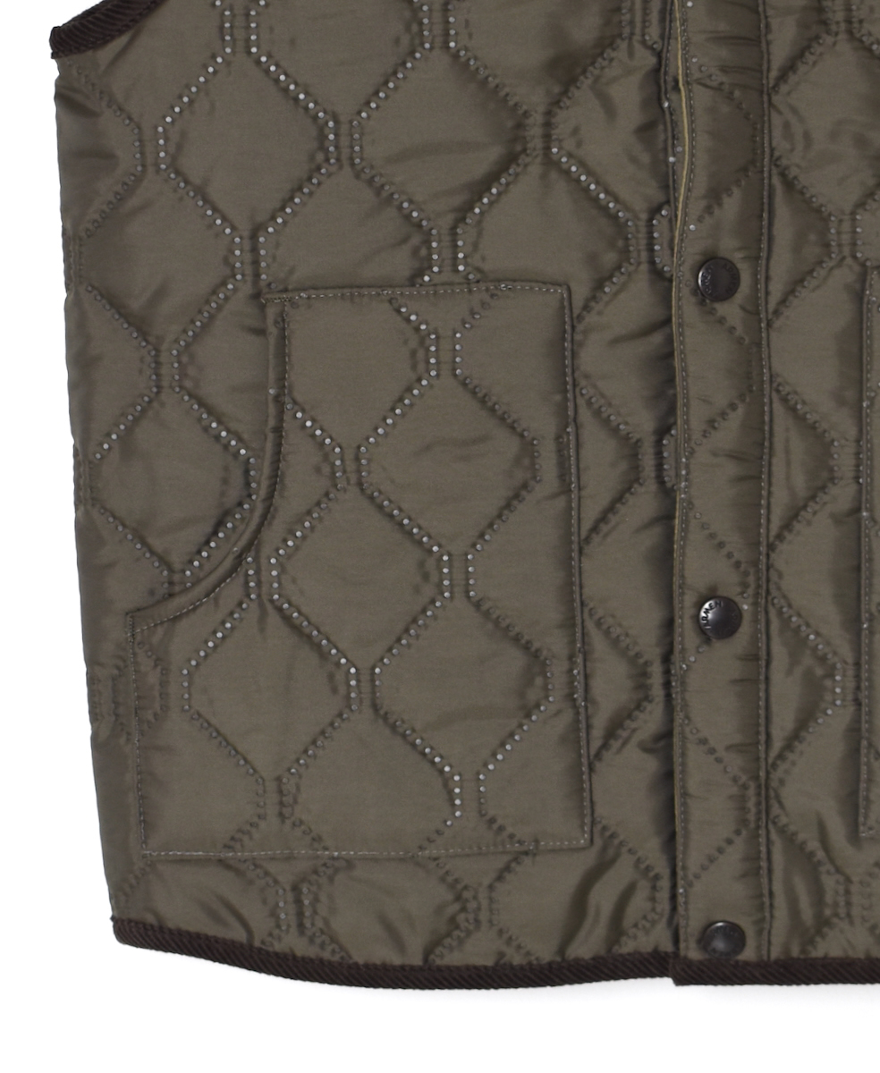 NAM9984PP (ベスト) POLY×POLY HEAT QUILT STAND COLLAR VEST