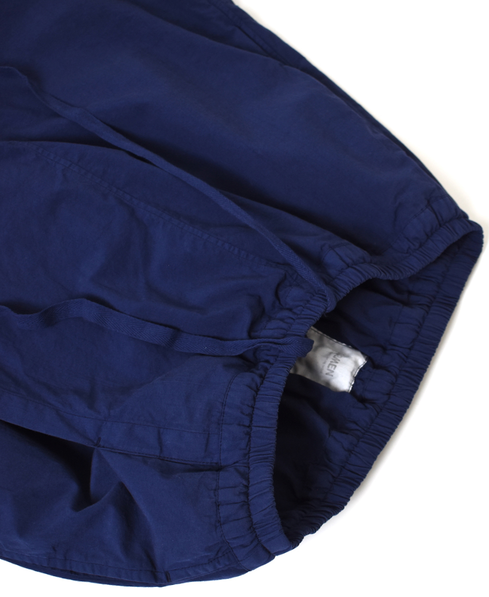 INAM2556PD(キュロット) 40s POPLIN OVER DYE WRAP CULOTTES WITH SEAM POCKET