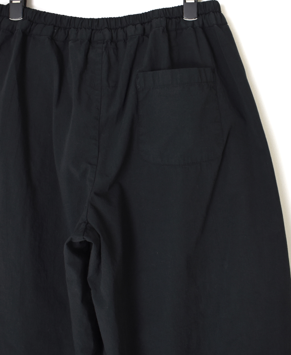 INAM2556PD(キュロット) 40s POPLIN OVER DYE WRAP CULOTTES WITH SEAM POCKET