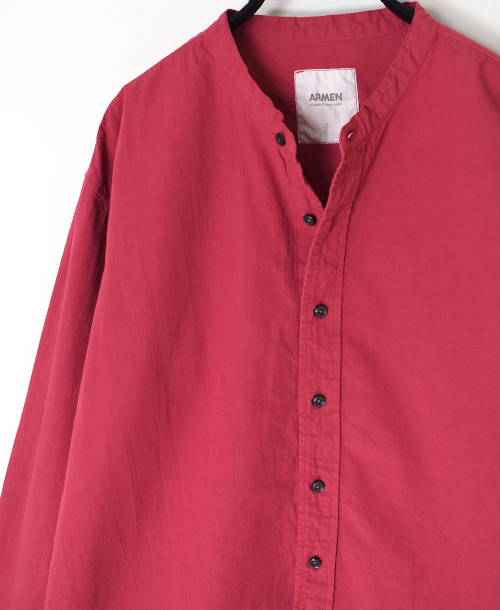 INAM2551PD(シャツ) 40s POPLIN OVER DYE UTILITY SHIRTS