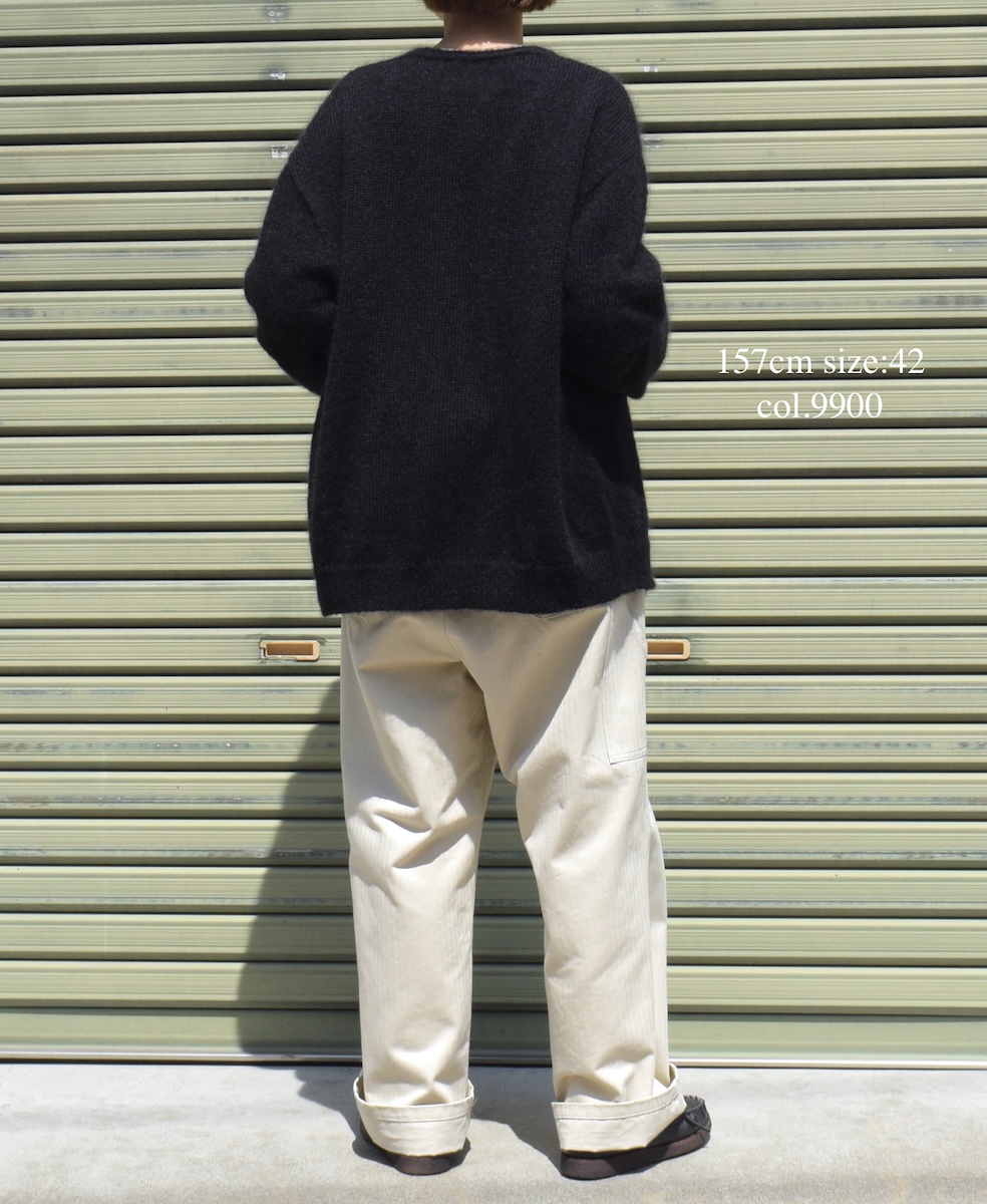 CHT2552(カーディガン) MOHAIR NO-BUTTON CARDIGAN