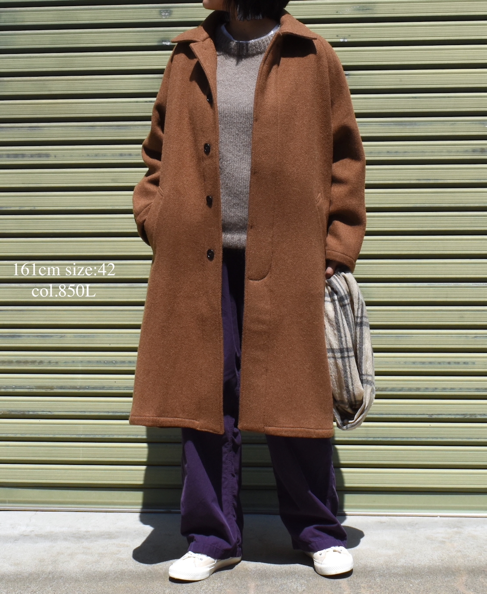 NHT1551WPL(コート) HEAVY WEIGHT WOOL TWILL BALMACAAN COAT
