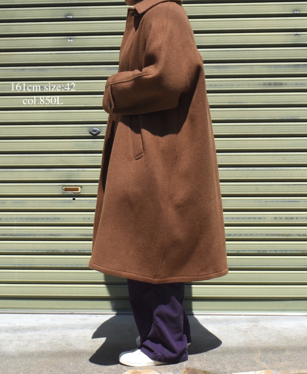 NHT1551WPL(コート) HEAVY WEIGHT WOOL TWILL BALMACAAN COAT