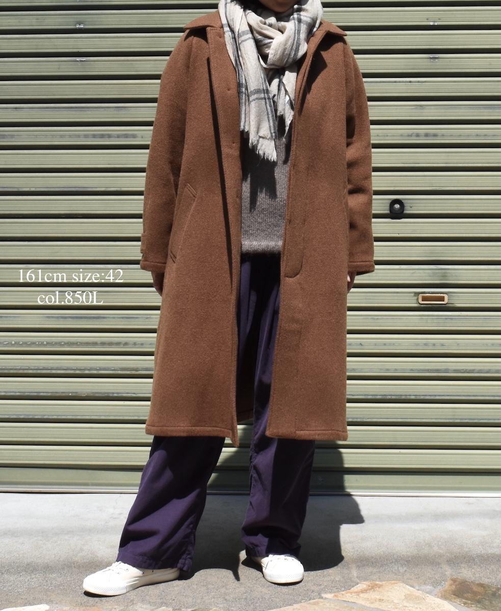 NHT1551WPL(コート) HEAVY WEIGHT WOOL TWILL BALMACAAN COAT