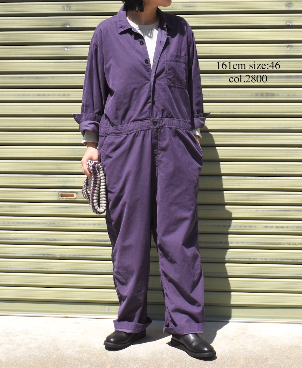 INHT2553CD(サロペット) 26 WALES CORDUROY OVERDYE ONE-UP COLLAR OVERALLS