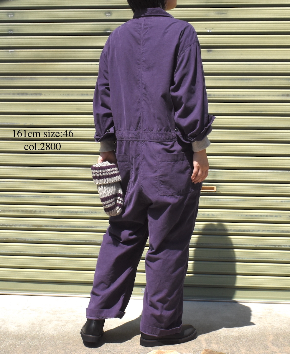 INHT2553CD(サロペット) 26 WALES CORDUROY OVERDYE ONE-UP COLLAR OVERALLS