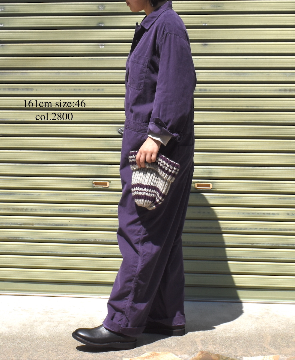INHT2553CD(サロペット) 26 WALES CORDUROY OVERDYE ONE-UP COLLAR OVERALLS