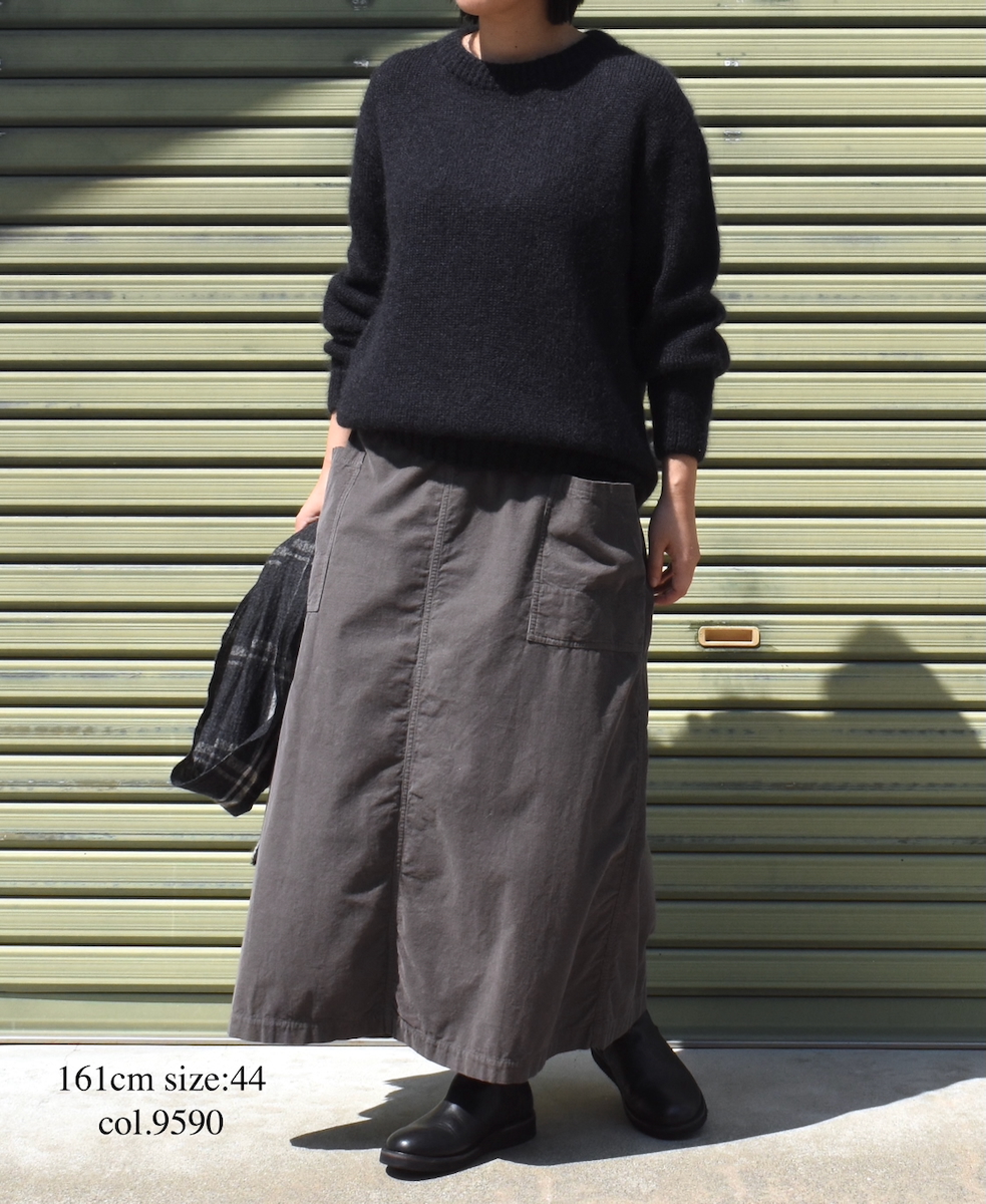 INHT2554CD(スカート) 26 WALES CORDUROY OVERDYE EASY SKIRT