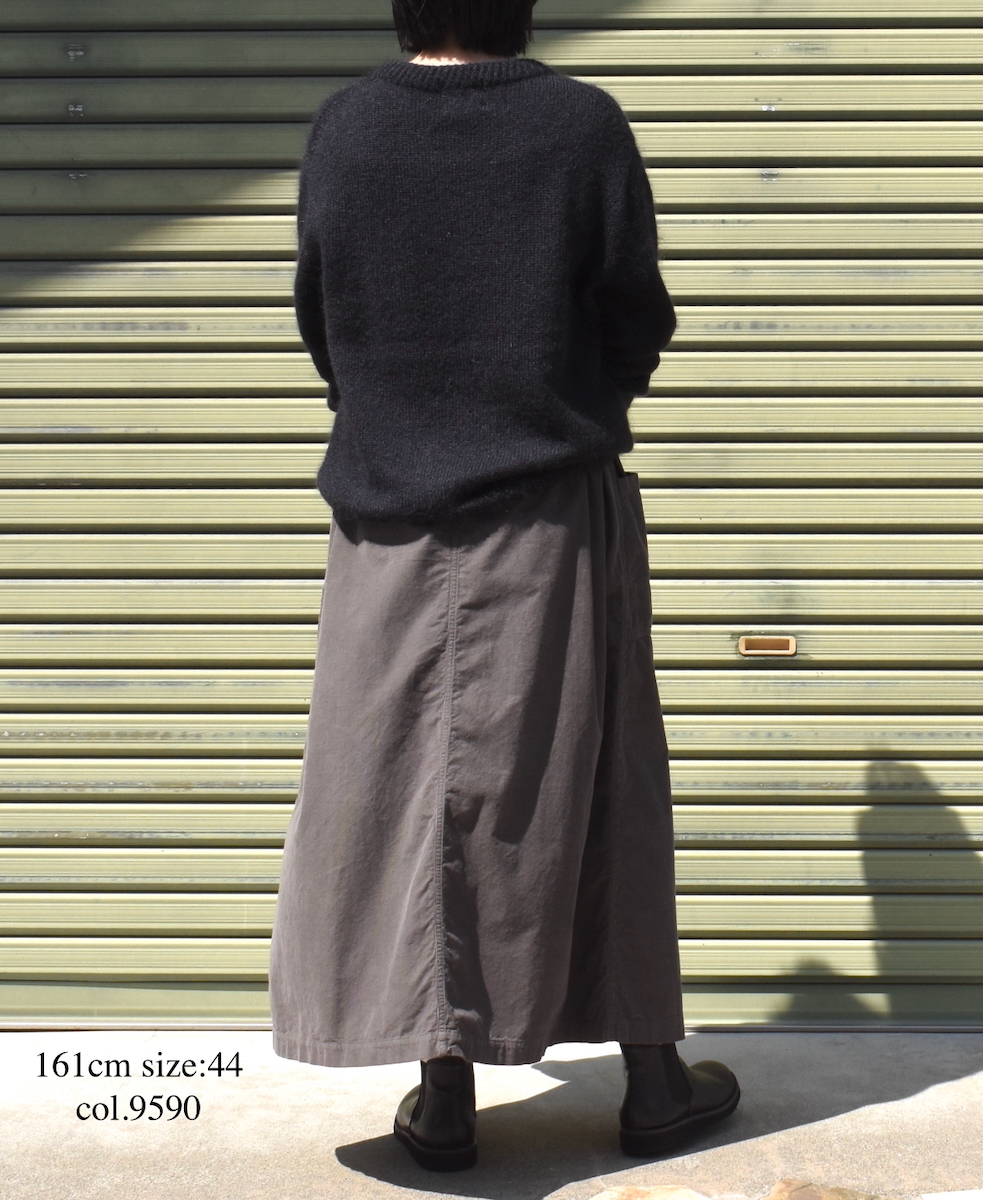 INHT2554CD(スカート) 26 WALES CORDUROY OVERDYE EASY SKIRT