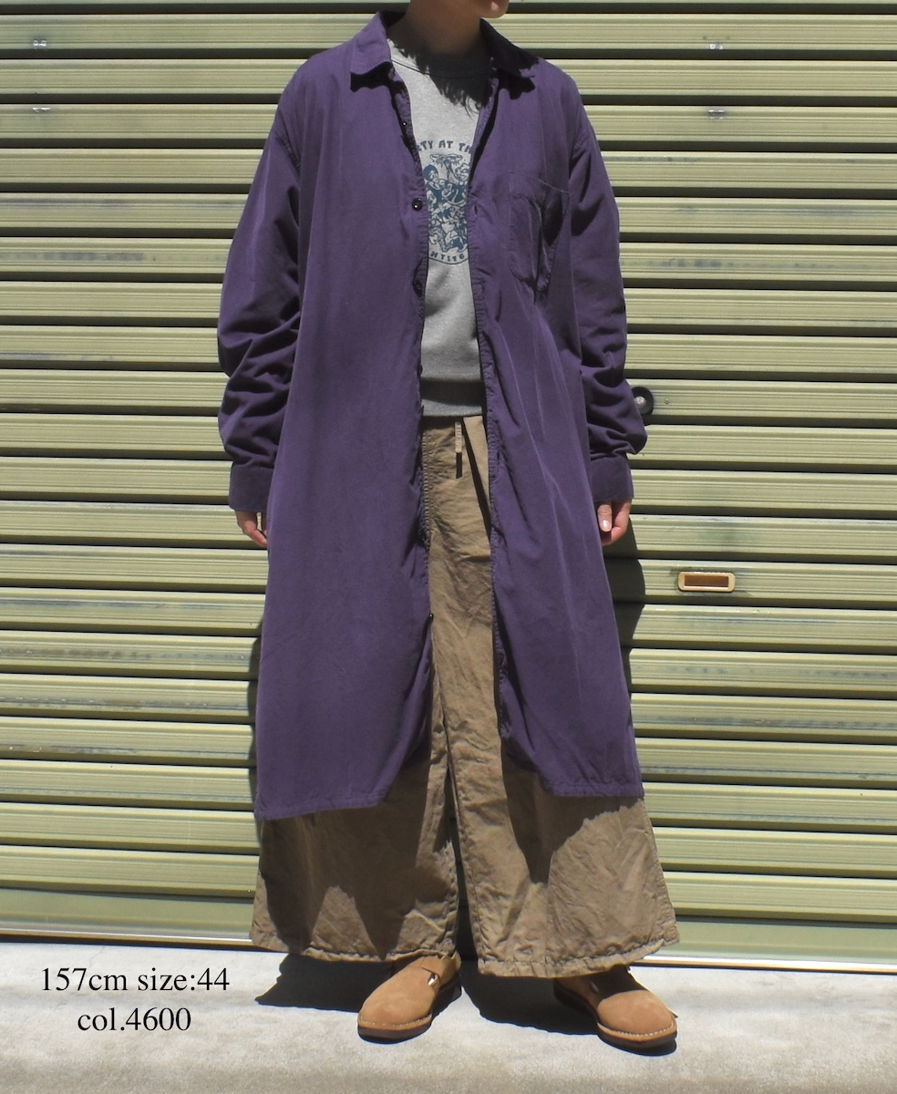 NHT1713HB(パンツ) MEDIUM WEIGHT PEACH SKIN COTTON EASY PANTS