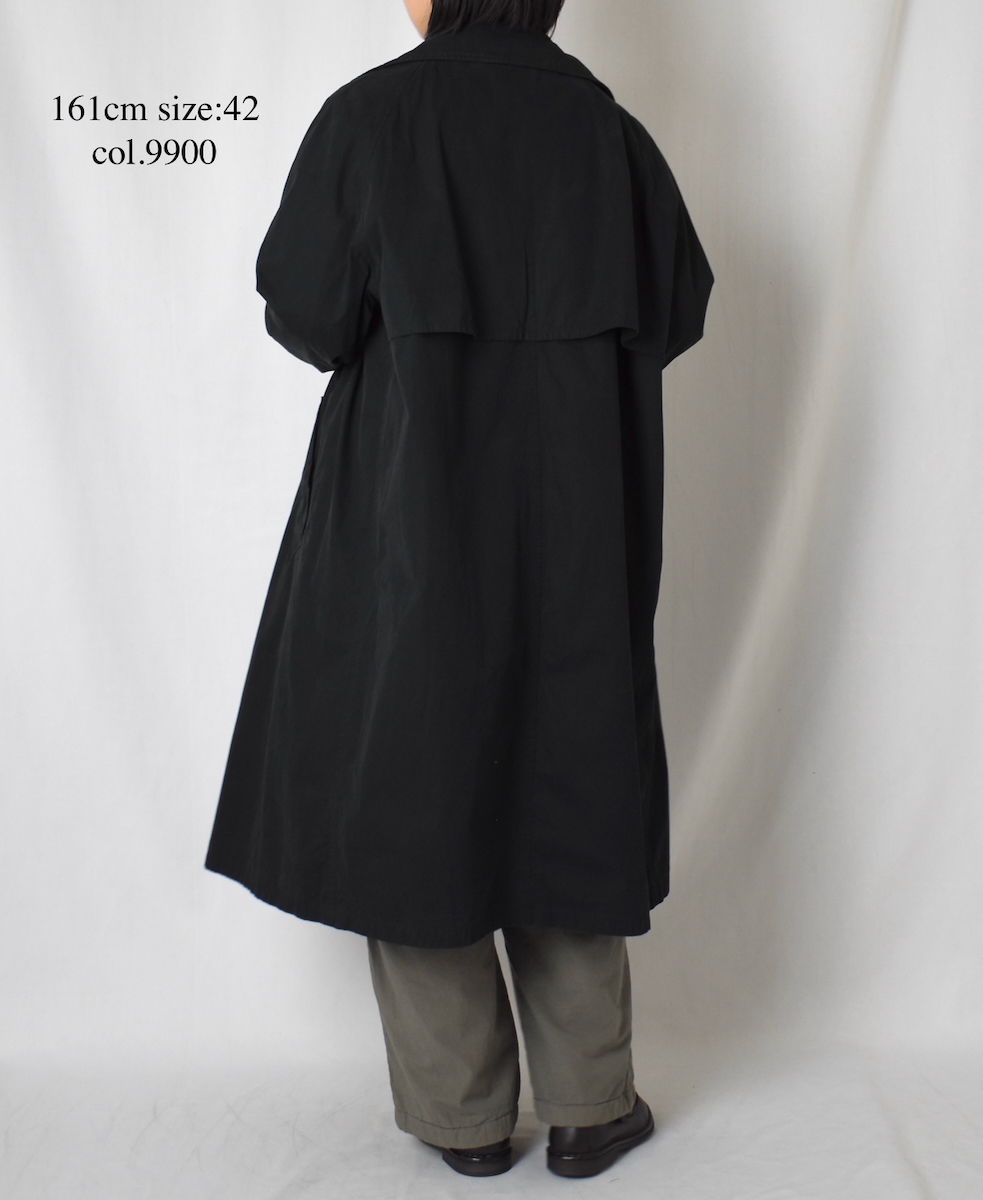 NHT2401HB(コート) MEDIUM WEIGHT PEACH SKIN COTTON BALMACAAN COAT