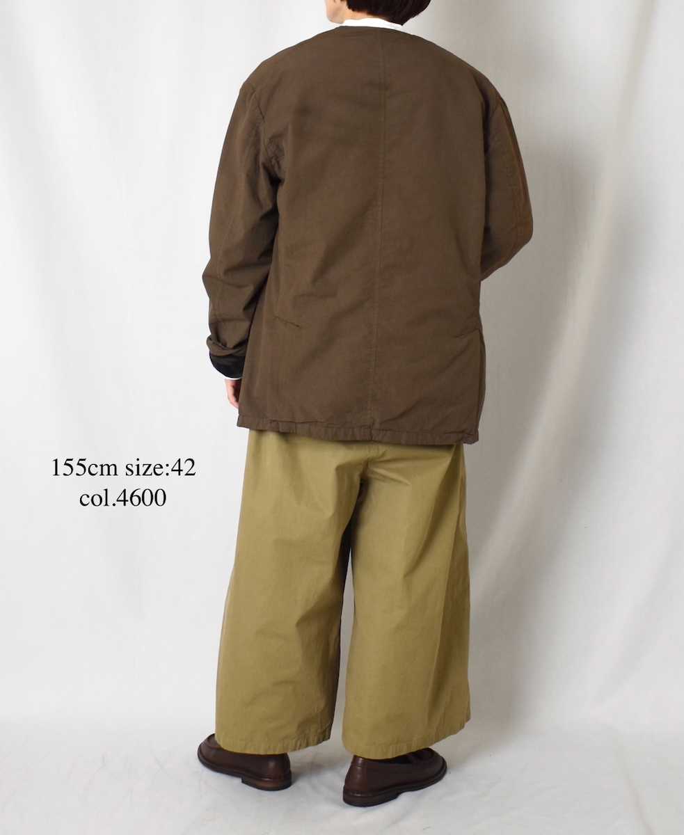 NHT1713HB(パンツ) MEDIUM WEIGHT PEACH SKIN COTTON EASY PANTS