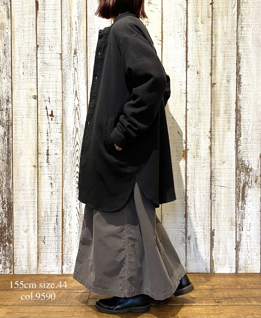 INHT2554CD(スカート) 26 WALES CORDUROY OVERDYE EASY SKIRT