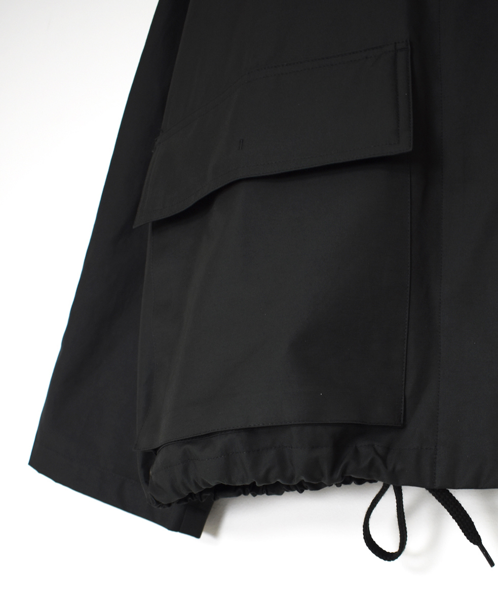 NHT2511KT(コート) COTTON / NYLON HOODED PARKA WITH GUSSEED POCKET