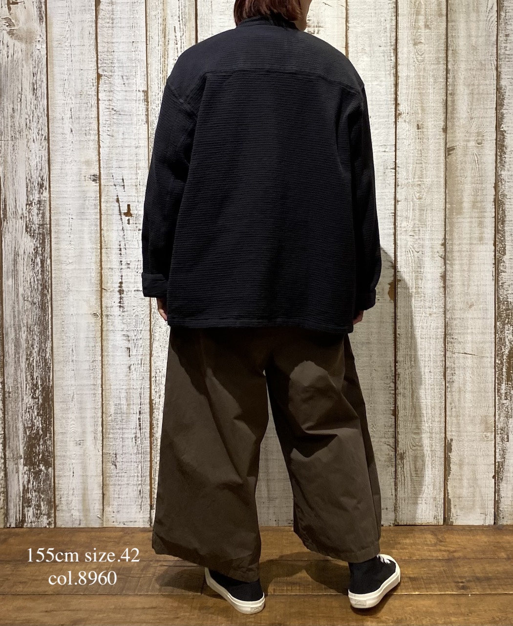 NHT1713HB(パンツ) MEDIUM WEIGHT PEACH SKIN COTTON EASY PANTS