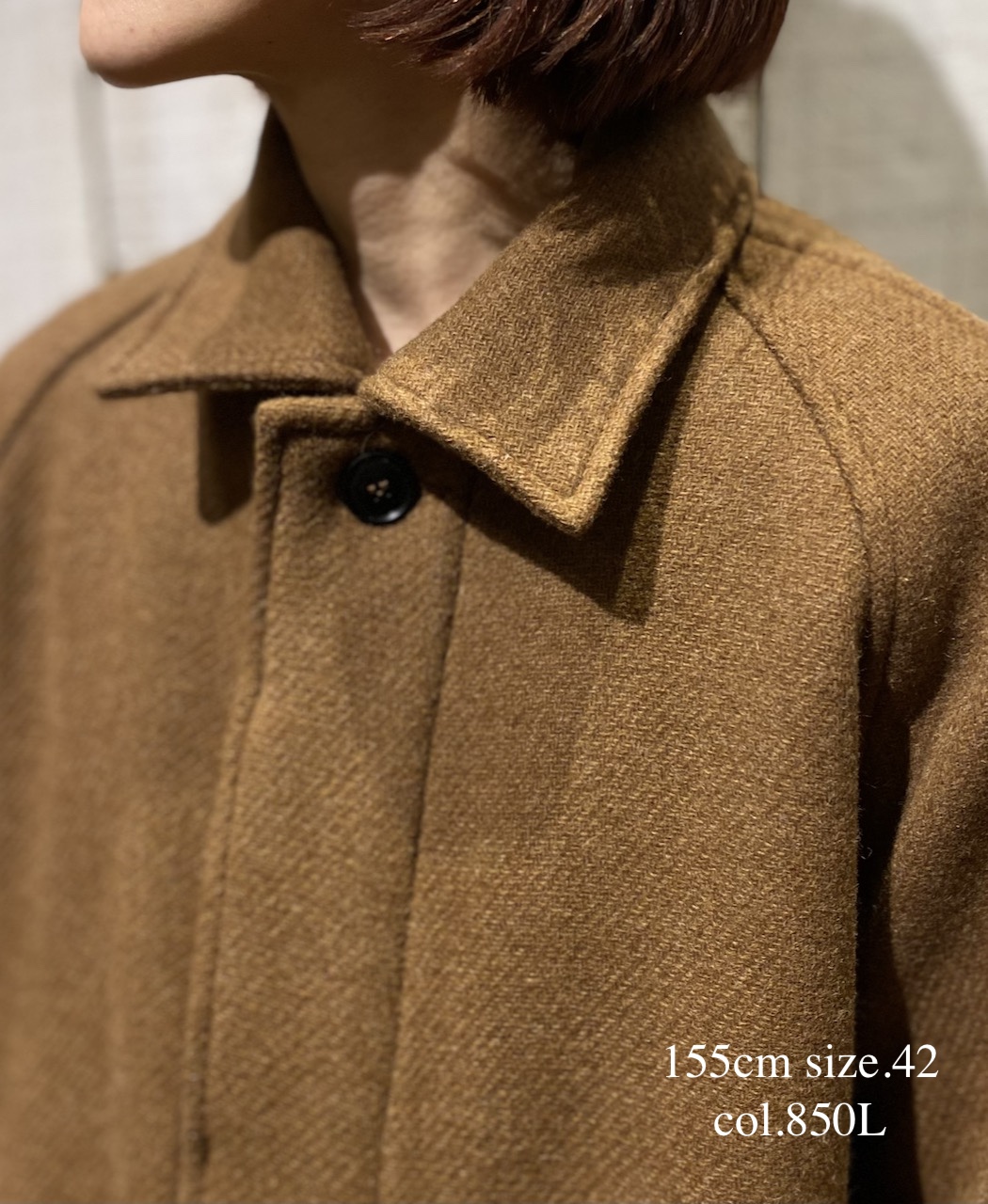 NHT1551WPL(コート) HEAVY WEIGHT WOOL TWILL BALMACAAN COAT