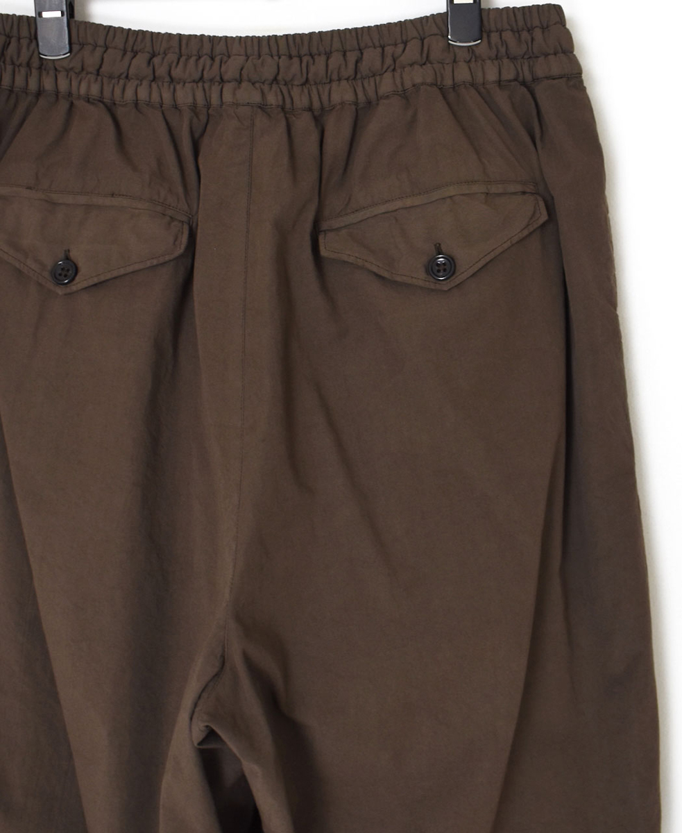 NVL2593D(パンツ) 40s ORGANIC POPLIN (OVERDYE) EASY PANTS