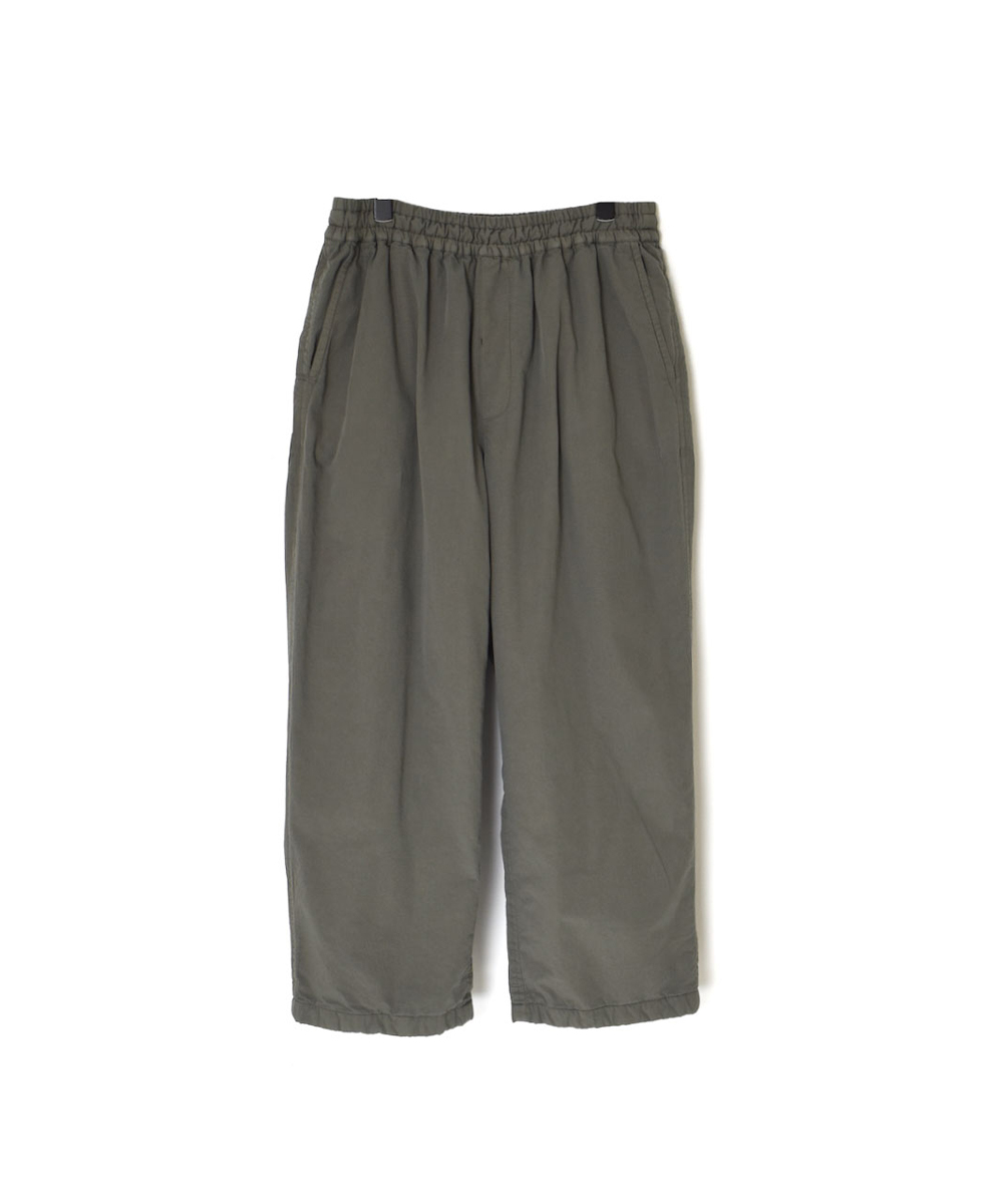 NVL2593D(パンツ) 40s ORGANIC POPLIN (OVERDYE) EASY PANTS