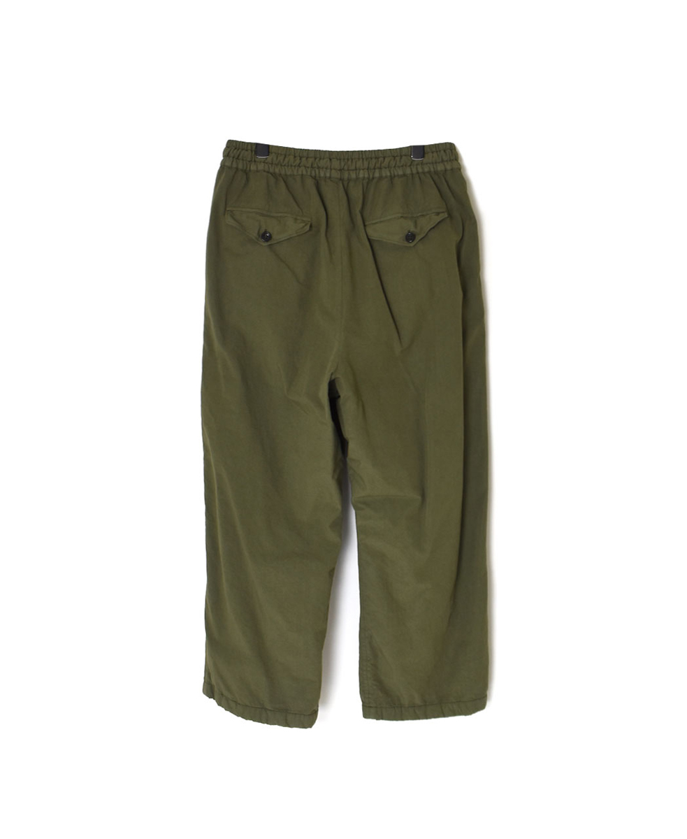 NVL2593D(パンツ) 40s ORGANIC POPLIN (OVERDYE) EASY PANTS