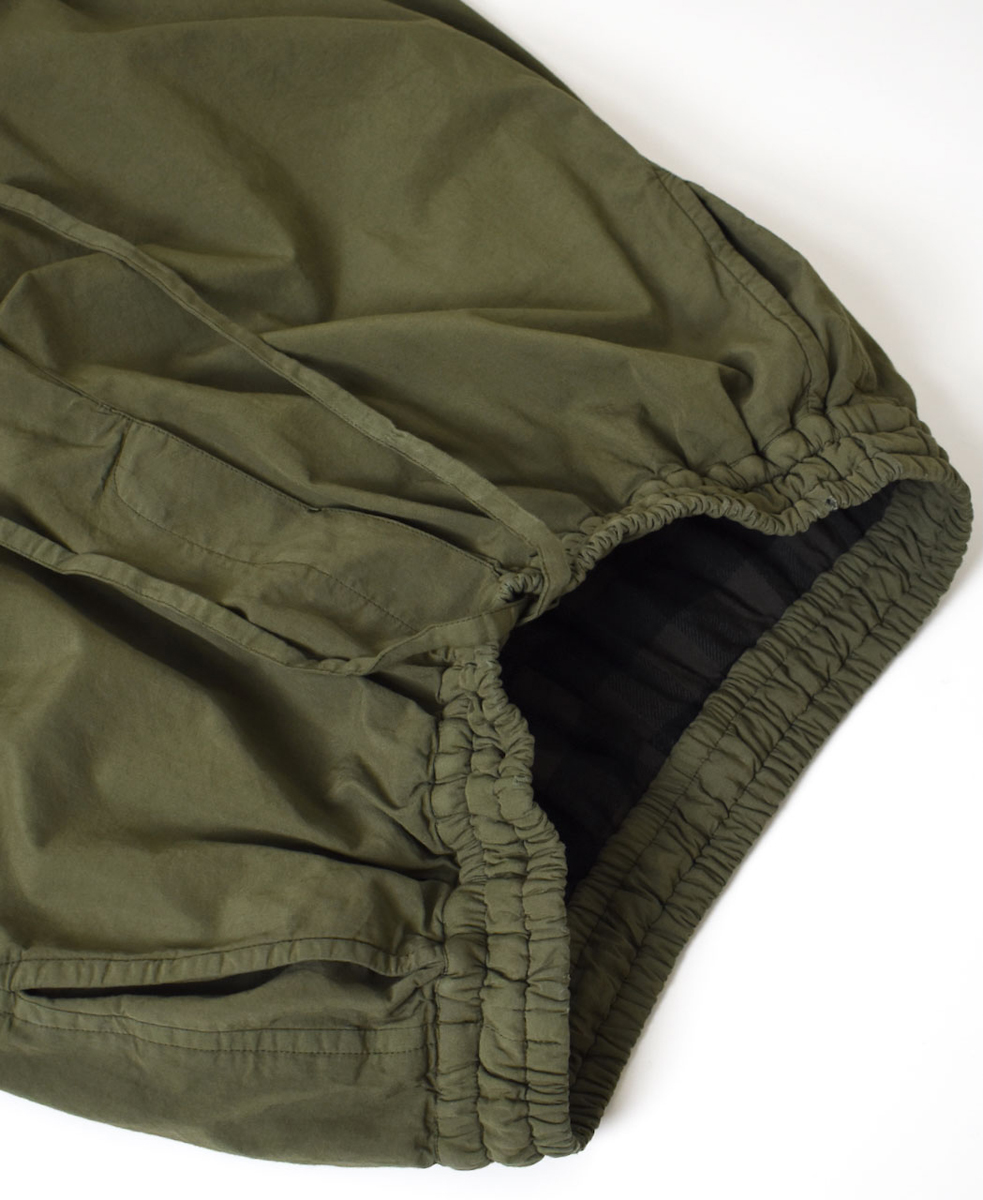 NVL2593D(パンツ) 40s ORGANIC POPLIN (OVERDYE) EASY PANTS