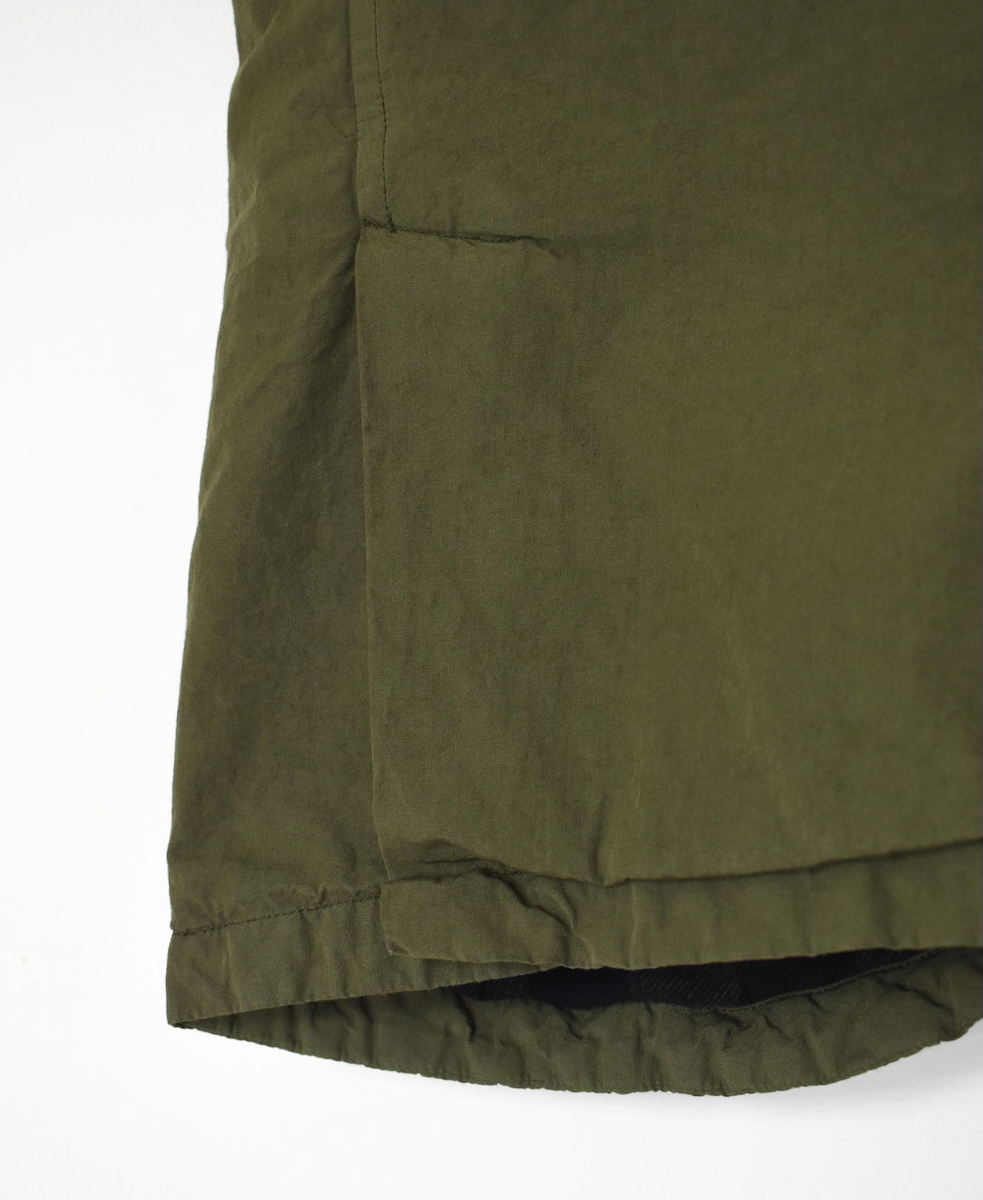 NVL2592D(ベスト) 40s ORGANIC POPLIN (OVERDYE) V-NECK VEST