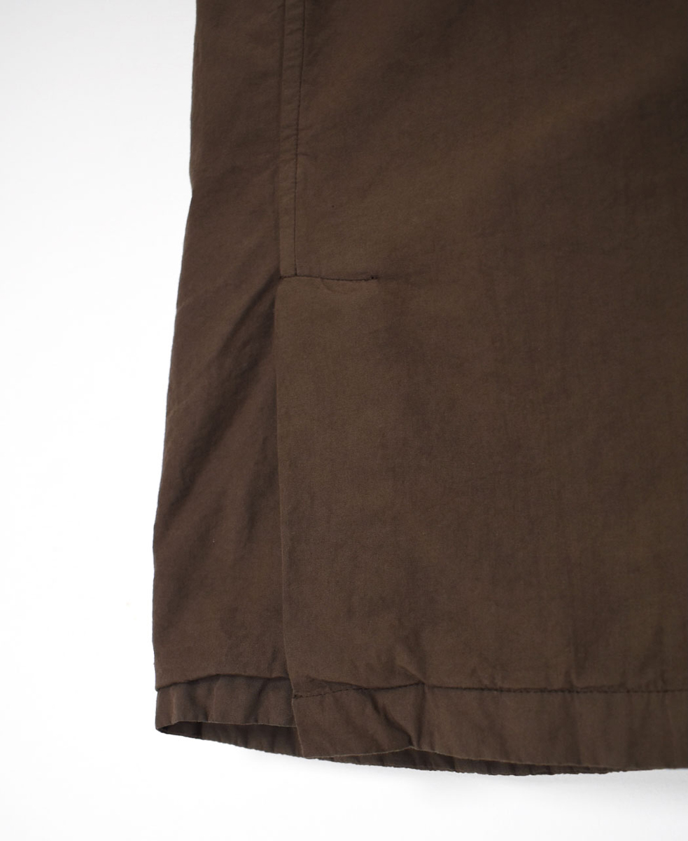 NVL2592D(ベスト) 40s ORGANIC POPLIN (OVERDYE) V-NECK VEST