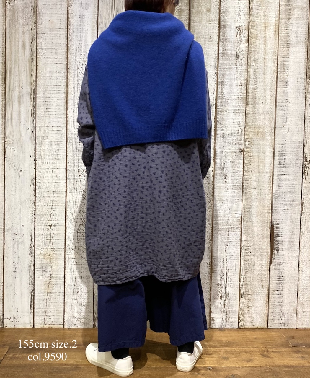 INAM2563GFD (ロングシャツ) DOUBLE GAUZE FLOWER PRINT UTILITY BANDED COLLAR LONG SHIRTS