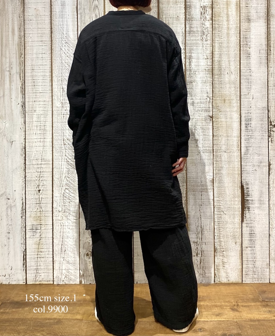 INAM2565GPD (パンツ) DOUBLE GAUZE PLAIN GATHERED EASY PANTS WITH LINING
